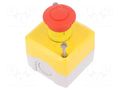 Control cassette; Harmony XB5; No.of butt: 1; mushroom; IP66 SCHNEIDER ELECTRIC XALK178E