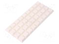 Self-adhesive foot; H: 7.6mm; white; polyurethane; Bumpon 3M SJ5023/WH