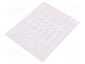 Self-adhesive foot; H: 3mm; transparent; polyurethane; Bumpon 3M SJ5308/CL