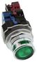 ILLUM PB SW, SPST-NO/NC, GRN, 10A, 110V ALFD2QH211DNUG