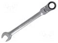 Wrench; combination spanner,with ratchet,with joint; 9mm PROLINE PRE-35449-9