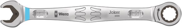 6000 Joker Ratcheting combination wrenches, 11x165.0, Wera 05073271001
