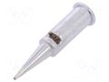 Tip; conical; 1mm; for  soldering iron WELLER WEL.0051612099