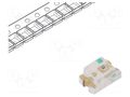 LED; yellow green; SMD; 0805; 17÷23mcd; 2÷2.4VDC; 2x1.25x1mm; 140° EVERLIGHT 17-21SYGC/S530-E2