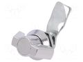 Lock; without cylinder; zinc and aluminium alloy; 21mm; chromium RST ROZTOCZE 2.PM18.005-21