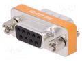 Adapter; D-Sub 9pin socket,D-Sub 9pin plug DIGITUS AK-610513-000-I