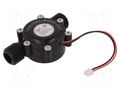 Motor: water turbine generator; 5V; 0÷0.15A; 0÷1MPa; 80°C; 20l/min DFROBOT DF-SEN0229