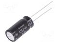 Capacitor: electrolytic; bipolar; THT; 470uF; 16VDC; Ø16x25mm; ±20% NICHICON UEP1C471MPD