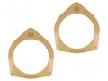 Spacer ring; MDF; 165mm; Toyota; impregnated,varnished; 2pcs. 4CARMEDIA MDF-D.68