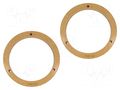 Spacer ring; MDF; 165mm; Suzuki; impregnated,varnished; 2pcs. 4CARMEDIA MDF-D.93