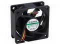 Fan: DC; axial; 12VDC; 60x60x25mm; 45.63m3/h; 31.2dBA; Vapo; 5200rpm SUNON MF60251VX-G99-A