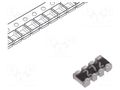 Resistor network: Y; SMD; 2.7kΩ; ±5%; 62.5mW; No.of resistors: 4 YAGEO YC124-JR-072K7L