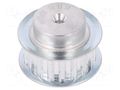 Belt pulley; T5; W: 10mm; whell width: 21mm; Ø: 27.8mm; aluminium OPTIBELT 21-T5-18-200ZA