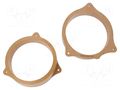 Spacer ring; MDF; 165mm; BMW; impregnated,varnished; 2pcs. 4CARMEDIA MDF-D.55