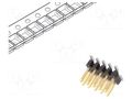 Connector: pin strips; pin header; male; PIN: 10; Minitek127®; SMT AMPHENOL COMMUNICATIONS SOLUTIONS 20021121-00010C4LF
