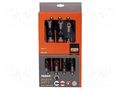 Kit: screwdrivers; insulated; 1kVAC; Phillips,slot; bag; 7pcs. BAHCO SA.202.033