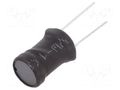 Inductor: wire; THT; 68uH; 3.9A; ±10%; Ø11.5x17.5mm; vertical FERROCORE COIL1016-0.068