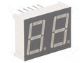 Display: LED; 7-segment; 14.2mm; 0.56"; No.char: 2; red; 30÷60mcd FORYARD FYD-5621AUHR-21