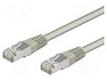 Patch cord; RJ45 plug,both sides; SF/UTP; 5e; stranded; CCA; 50m GOOBAY SF/UTP5-CCA-500GY