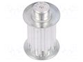 Belt pulley; T5; W: 25mm; whell width: 36mm; Ø: 18.25mm; aluminium OPTIBELT 36-T5-12-200ZA
