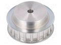 Belt pulley; AT10; W: 16mm; whell width: 31mm; Ø: 74.55mm; aluminium OPTIBELT 31-AT10-24-200ZA
