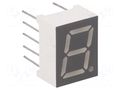 Display: LED; 7-segment; 9.9mm; 3.9"; No.char: 1; red; 30÷60mcd FORYARD FYS-3911BUHR-21