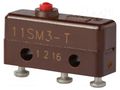 Microswitch SNAP ACTION; 5A/250VAC; without lever; SPDT; Pos: 2 HONEYWELL 11SM3-T