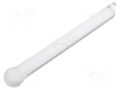 Fiber for LED; Ø5mm; L: 43mm; round; Front: convex; straight MENTOR 1293.7001