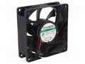 Fan: DC; axial; 24VDC; 80x80x25mm; 101.4m3/h; 44.7dBA; Vapo; 4800rpm SUNON PF80252V1-A99-A