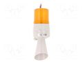 Signaller: lighting-sound; 24VDC; bulb; amber; IP54; Ø86x233mm QLIGHT S60ADB-24-A