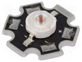 Power LED; amber; STAR; 130°; 350mA; 587÷597nm; 51.7÷58.9lm; 1W ProLight Opto PM2E-1LAS