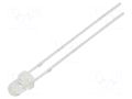 LED; red; 3mm; 4200÷5000mcd; 30°; Front: convex; 1.8÷2.6VDC OPTOSUPPLY OSR5PA3131A