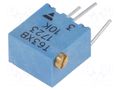 Potentiometer: mounting; multiturn; 10kΩ; 250mW; ±10%; linear; THT VISHAY T63XB10K