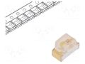 LED; yellow; SMD; 0603; 3÷8mcd; 2.1÷2.5VDC; 1.6x0.8x1.1mm; 150° KINGBRIGHT ELECTRONIC KP-1608YC