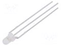 LED; yellow/yellow green; 3mm; 60°; Front: convex; No.of term: 3 LUCKYLIGHT LL-309YGM2E-C-1B