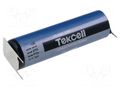 Battery: lithium; 14500; 3.6V; 2400mAh; non-rechargeable; for PCB TEKCELL BAT-ER14500PF