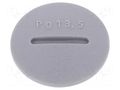 Stopper; PG13,5; polyamide; dark grey; Thread: PG; 6mm; 10pcs. ALPHA WIRE HPP13-SL080