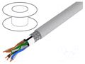 Wire; SF/UTP,UNITRONIC® LAN 200; 4x2x24AWG; 5e; wire; Cu; PVC; grey LAPP LAN200-2170128