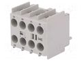 Auxiliary contacts; Leads: screw terminals; front; CI 5 DANFOSS 037H3512