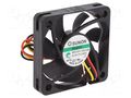 Fan: DC; axial; 5VDC; 50x50x10mm; 23.32m3/h; 30.7dBA; Vapo; 5800rpm SUNON MF50100V1-G99-A