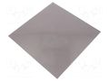 Shielding mat; 240x240x0.025mm; Permeability: 25; self-adhesive KEMET FG125-240X240T2900