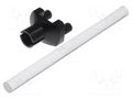 Fiber for LED; Ø3mm; L: 45mm; round; Front: flat MENTOR 1216.1003