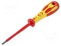 Screwdriver; insulated; slot; 4,0x0,8mm; Blade length: 100mm C.K CK-49044/4.0