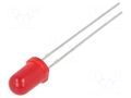 LED; red; 5mm; 8÷20mcd; 30°; Front: convex; 2÷2.5/2÷2.5VDC KINGBRIGHT ELECTRONIC L-57IID