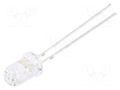 LED; orange; 5mm; 60000÷75000mcd; 15°; Front: convex; 1.9÷2.6VDC OPTOSUPPLY OS5OGA5111A