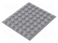 Self-adhesive foot; H: 5.1mm; grey; polyurethane; Dim: Ø11.2mm 3M SJ5003/GY