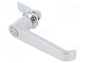 Lock; zinc and aluminium alloy; 18mm; chromium; Key code: 1333 RST ROZTOCZE 2.L18.001-18
