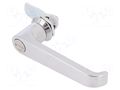Lock; zinc and aluminium alloy; 18mm; chromium; Key code: 1333 RST ROZTOCZE 2.L18.001-18