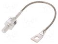 Diode: rectifying; 1600V; 20A; anode to stud; E9; M6; screw type SEMIKRON DANFOSS SKN20/16