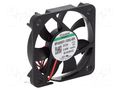 Fan: DC; axial; 5VDC; 40x40x6mm; 10.65m3/h; 29.3dBA; Vapo; 7000rpm SUNON MF40060V1-A99-A